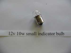 Indicator bulb BA15 12 volt 10 watt 12v 10w
